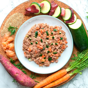 Muestras de Dietas cocinadas para perros
