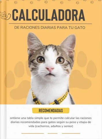 Calculadora de raciones diarias para perros y gatos
