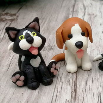 Muestras de Técnicas de decoración Pastelería canina y felina