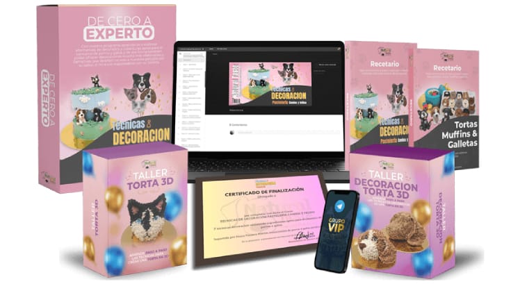 Técnicas de decoración Pastelería canina y felina de Diana Fonseca